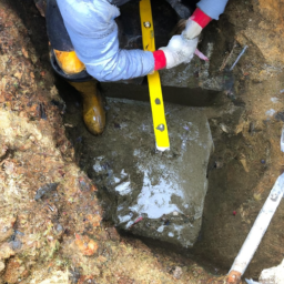 Construction d'un Mur de Soutènement en Blocs de Béton pour un Terrain en Pente Sallanches